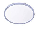 Inlight Πλαφονιέρα οροφής LED 60W 3CCT (by switch on base) σε ασημί απόχρωση D:75x2,5cm (42036-AA-Silver)