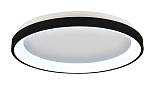 Inlight Πλαφονιέρα οροφής LED 28W 3CCT από μαύρο μέταλλο και ακρυλικό D:40x5cm (42044-C-Black)