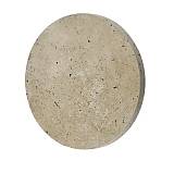 Επιτοίχιο φωτιστικό γκρι από travertine marble LED 3.5W D:16cm (43068-B)