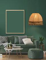 Φωτιστικό μονόφωτο λινάτσα natural Ε27 Φ40