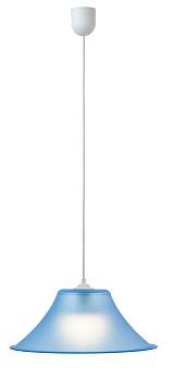 Φωτιστικό μονόφωτο παιδικό plexiglass μπλε Ε27 Φ38