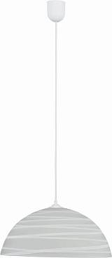 Φωτιστικό μονόφωτο γυαλί λευκό Ε27 Φ30