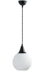 Φωτιστικό μονόφωτο γυαλί λευκό Ε27 Φ20