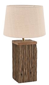 TLI 6347 ΕΠΙΤΡ.ΛΑΜΠΑ ΤΕΤΡΑΓΩΝΗ ΑΠΟ ΑΝΑΚΥΚΛΩΜΕΝΟ ΞΥΛΟ 1ΧΕ27