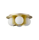 CCC 551 GD ΠΛΑΦΟΝΙΕΡΑ ΜΕΤΑΛΛΙΚΗ ΒΑΣΗ ROZ ΧΡΥΣO ΜΕ 4 ΜΠΑΛΕΣ 4xG9