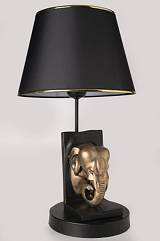 TLT 1262-GD ΕΠΙΤΡΑΠΕΖΙΑ ΛΑΜΠΑ ΜΑΥΡΗ ΦΙΓΟΥΡΑ ΕΛΕΦΑΝΤΑ