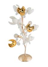 TLC 780-3 ΕΠΙΤΡΑΠΕΖΙΑ ΛΑΜΠΑ ΜΕ ΧΡΥΣΕΣ ΚΑΙ ΛΕΥΚΕΣ ΤΟΥΛΙΠΕΣ 3ΧΕ14