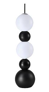 FLC 8035 BK ΔΑΠΕΔΟΥ ΑΚΡΥΛΙΚΟ+ΡΗΤΙΝΗ GUN BLACK  ΜΕ ΜΠΑΛΕΣ ΑΝΙΣΟΠΕΔΕΣ LED