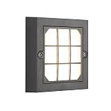 ΦΩΤΙΣΤΙΚΟ ΤΟΙΧΟΥ  LED 6W 135x135x32 3CCT IP65 ΓΚΡΙ "SENARIO"