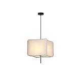 ΦΩΤΙΣΤΙΚΟ ΚΡΕΜΑΣΤΟ ΥΦΑΣΜΑ 1XΕ27 Max 15W 480ΧH900mm ΜΠΕΖ ARTE ILLUMINA TOSCANY