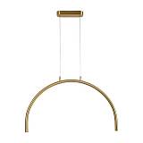 ΦΩΤΙΣΤΙΚΟ ΚΡΕΜΑΣΤΟ AΛΟΥΜΙΝΙΟ-METAΛΛΟ 5W 448Lm 3000K 600x20x330mm ΜΠΡΟΝΖΕ ARTE ILLUMINA APSIS