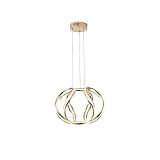 ΦΩΤΙΣΤΙΚΟ ΚΡΕΜΑΣΤΟ ΑΛΟΥΜΙΝΙO LED 38W  2800Lm 3000K 430X310mm ΧΡΥΣΟ ARTE ILLUMINA ORBIT