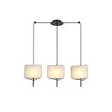 ΦΩΤΙΣΤΙΚΟ ΚΡΕΜΑΣΤΟ ΥΦΑΣΜΑ 3ΦΩΤΟ 3ΧΕ14 ΜΑΧ 8W 800Χ250Χ900mm  ΜΠΕΖ ARTE ILLUMINA TOSCANY