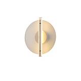 ΑΠΛΙΚΑ ΤΟΙΧΟΥ AΛΟΥΜΙΝO-ΓΥΑΛΙ LED 10W 1200Lm 3000K 340x120x300mm MEΛΙ ARTE ILLUMINA DISC