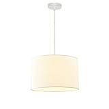 ΦΩΤΙΣΤΙΚΟ ΚΡΕΜΑΣΤΟ ΥΦΑΣΜΑ 1XΕ27 Max 15W Φ380ΧH240mm ΛΕΥΚΟ ARTE ILLUMINA SOHO