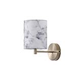 ΑΠΛΙΚΑ ΤΟΙΧΟΥ ΥΦΑΣΜΑ 1XE14 MAX 8W 195X130X230mm ARTE ILLUMINA VERONA