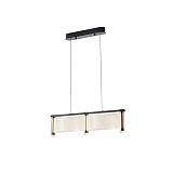 ΦΩΤΙΣΤΙΚΟ ΚΡΕΜΑΣΤΟ ΑΚΡΥΛΙΚΟ LED 2Χ16W 3024Lm 3000K 600X270X175mm ΓΑΛΛΙΚΟ ΧΡΥΣΟ ARTE ILLUMINA RAVENA