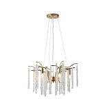 ΦΩΤΙΣΤΙΚΟ ΚΡΕΜΑΣΤΟ ΜΕΤΑΛΛΟ-ΔΙΑΦΑΝΕΣ ΓΥΑΛΙ 6ΦΩΤΟ 6XE14 ΜΑΧ 8W 720X590mm ARTE ILLUMINA DYNASTY