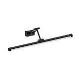 ΦΩΤΙΣΤΙΚΟ ΜΠΑΝΙΟΥ ΑΛΟΥΜΙΝΙΟ 14W 1260Lm  3CCT(3000-4000-6000K) 600mm (βάση 80X40mm) IP44 ΜΑΥΡΟ ARTE ILLUMINA LANO