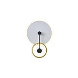 ΦΩΤΙΣΤΙΚΟ TOIXOY ΜΕΤΑΛΛIKO LED 15W 1000Lm 3000K 280x400x70mm ΧΡΥΣΟ ARTE ILLUMINA O CLOCK