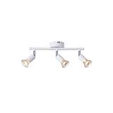 ΣΠΟΤ ΚΙΝΗΤΟ ΜΕΤΑΛΛΟ 3ΦΩΤΟ 2XGU10 Max 7W 300X80X125mm ΛΕΥΚΟ ARTE ILLUMINA VORRAS