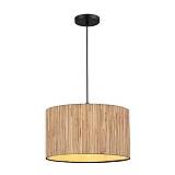ΦΩΤΙΣΤΙΚΟ ΚΡΕΜΑΣΤΟ PAMPAS ΜΟΝΟΦΩΤΟ 1XE27 Max 15W Φ350X1260mm ΜΠΕΖ ARTE ILLUMINA AENON