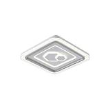 ΠΛΑΦΟΝΙΕΡΑ ΜΕΤΑΛΛΟ-ΠΛΑΣΤΙΚΟ LED 60W 4680Lm 3CCT(3000-4000-6000K) Φ490X50mm ΛΕΥΚΟ ARTE ILLUMINA MOTIVO