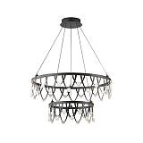 ΦΩΤΙΣΤΙΚΟ ΚΡΕΜΑΣΤΟ ΟΒΑΛ LED 85W 5100Lm 3000K Φ800mm ΜΑΥΡΟ ARTE ILLUMINA LEVATE