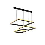 ΦΩΤΙΣΤΙΚΟ ΚΡΕΜΑΣΤΟ ΓΡΑΜΜΙΚΟ LED 135W 8100Lm 3000K 1060X1500mm ΜΑΥΡΟ-ΧΡΥΣΟ ARTE ILLUMINA SERENITY