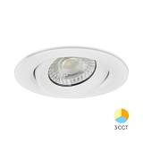 Σποτ Led Kινητό 10w Στρογγυλό 3CCT Λευκό