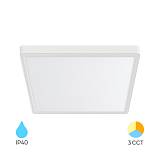 Πλαφονιέρα "Jade" slim 36W CCT Λευκό 40x40