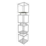 ΡΑΦΙΕΡΑ ΜΕΤΑΛΛΙΚΗ ΑΣΗΜΙ ΜΕ ΚΑΘΡΕΠΤΗ 30Χ30Χ150ΕΚ