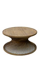 ΤΡΑΠΕΖΙ ΣΑΛΟΝΙΟΥ ΞΥΛΙΝΟ ΚΑΦΕ ΣΚΟΥΡΟ 42Χ80ΕΚ