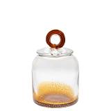 ΓΥΑΛΙΝΟ ΔΙΑΦΑΝΟ-ΚΑΦΕ ΒΑΖΟ ΜΕ ΚΑΠΑΚΙ Φ12Χ18.5ΕΚ