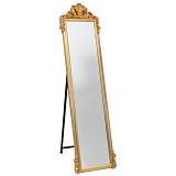 ΧΡΥΣΟΣ VINTAGE PU ΕΠΙΔΑΠΕΔΙΟΣ ΚΑΘΡΕΦΤΗΣ ΜΕ ΑΝΑΓΛΥΦΑ ΣΧΕΔΙΑ 41Χ5Χ162ΕΚ