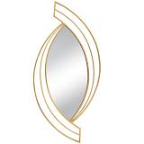 ΧΡΥΣΟΣ ΜΕΤΑΛΛΙΚΟΣ ΚΑΘΡΕΦΤΗΣ ΤΟΙΧΟΥ ΣΕ ΣΧΗΜΑ ΔΑΚΡΥ 53Χ2Χ116ΕΚ