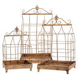 ΣΕΤ 3 ΧΡΥΣΟ ΜΕΤΑΛΛΙΚΟ ΚΛΟΥΒΙ 37Χ37Χ68  32,5Χ32,5Χ57  27Χ27Χ46ΕΚ