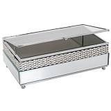 ΑΣΗΜΙ ΜΕΤΑΛΛΙΚΗ ΜΠΙΖΟΥΤΙΕΡΑ ΜΕ ΚΑΘΡΕΠΤΗ 21Χ13Χ7 ΕΚ