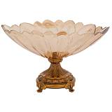 ΜΕΛΙ ΓΥΑΛΙΝΗ ΠΙΑΤΕΛΑ ΜΕ ΜΕΤΑΛΛΙΚΗ ΒΑΣΗ 30Χ16Χ18ΕΚ