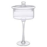ΔΙΑΦΑΝΗ ΓΥΑΛΙΝΗ ΦΟΝΤΑΝΙΕΡΑ ΜΕ ΠΟΔΙ AND ΚΑΠΑΚΙ Φ18Χ35ΕΚ