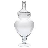 ΔΙΑΦΑΝΟ ΓΥΑΛΙΝΟ ΒΑΖΟ ΜΕ ΠΟΔΙ AND ΚΑΠΑΚΙ Φ22Χ55ΕΚ