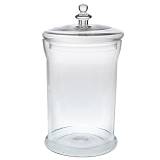 ΔΙΑΦΑΝΟ ΓΥΑΛΙΝΟ ΒΑΖΟ ΜΕ ΚΑΠΑΚΙ Φ22Χ41ΕΚ