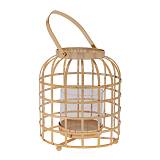 ΧΡΥΣΟ ΜΕΤΑΛΛΙΚΟ ΦΑΝΑΡΙ ΜΕ ΔΙΑΦΑΝΟ ΓΥΑΛΙ 17.5Χ26ΕΚ