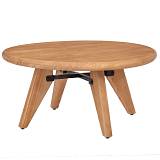 ΤΡΑΠΕΖΑΚΙ ΣΑΛΟΝΙΟΥ ΑΠΌ ΞΥΛΟ ΠΕΥΚΟΥ 80Χ80Χ40ΕΚ KD ΣΤΡΟΓΓΥΛΟ