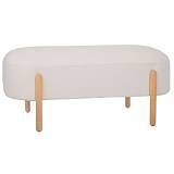 ΣΚΑΜΠΟ ΜΕ ΚΡΕΜ ΜΠΟΥΚΛΕ ΥΦΑΣΜΑ AND ΚΑΦΕ ΞΥΛΙΝΑ ΠΟΔΙΑ 108Χ41Χ48ΕΚ ΜΑΚΡΟΣΤΕΝΟ