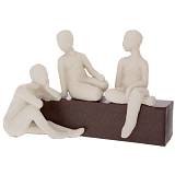 ΛΕΥΚΕΣ ΠΟΛΥΡΕΖΙΝ ΦΙΓΟΥΡΕΣ ΑΝΘΡΩΠΩΝ ΠΟΥ ΚΟΥΒΕΝΤΙΑΖΟΥΝ ΣΕ ΚΑΦΕ ΒΑΣΗ 31Χ15Χ20ΕΚ