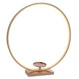 ΧΡΥΣΟ ΜΕΤΑΛΛΙΚΟ ΣΤΕΦΑΝΙ ΜΕ LED ΦΩΤΙΣΜΟ 60Χ12Χ63ΕΚ