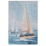 SAIL BOATS ΠΙΝΑΚΑΣ ΤΥΠΩΜΕΝΟΣ ΣΕ ΚΑΜΒΑ 80Χ120ΕΚ