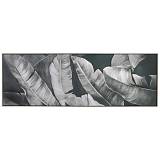 BANANA LEAVES ΠΙΝΑΚΑΣ ΜΕ ΛΕΥΚΗ ΚΟΡΝΙΖΑ ΣΕ ΤΥΠΩΜΕΝΟ ΚΑΜΒΑ 40Χ120ΕΚ