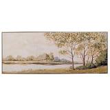 ΠΙΝΑΚΑΣ ΦΥΣΙΚΟ ΤΟΠΙΟ ΣΕ ΤΥΠΩΜΕΝΟ ΚΑΜΒΑ ΜΕ ΑΣΗΜΙ ΚΟΡΝΙΖΑ 180Χ70ΕΚ